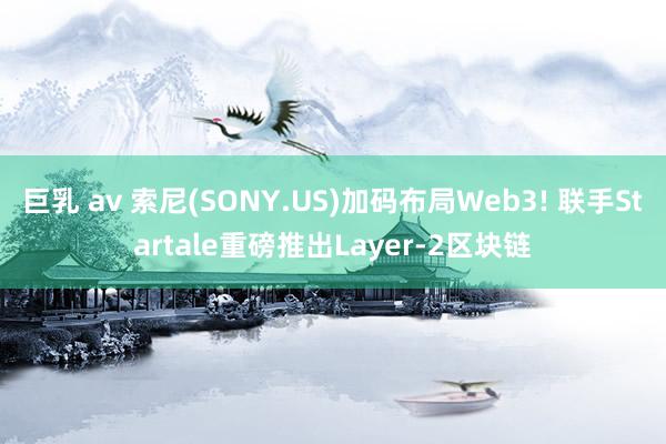 巨乳 av 索尼(SONY.US)加码布局Web3! 联手Startale重磅推出Layer-2区块链