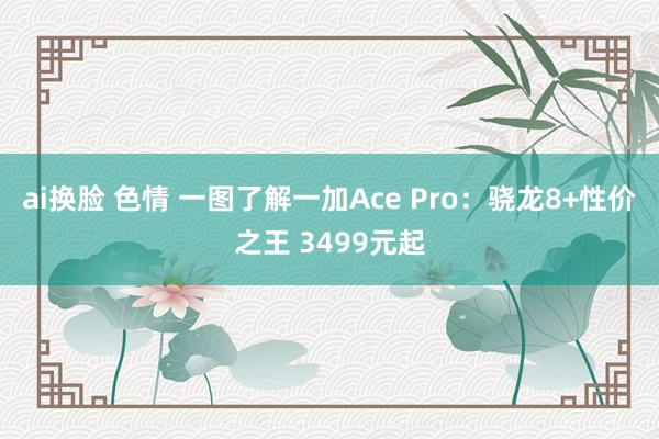 ai换脸 色情 一图了解一加Ace Pro：骁龙8+性价之王 3499元起